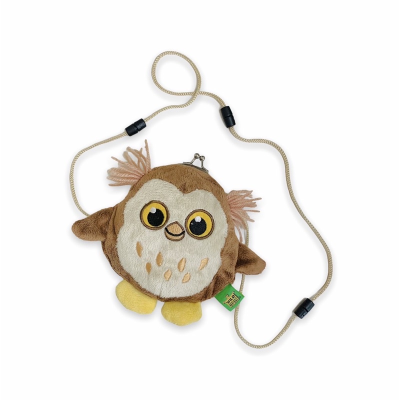 WILD REPUBLIC SMALL FRAME COIN POUCH OWL COLLECTION STUFFED ANIMAL TOYS