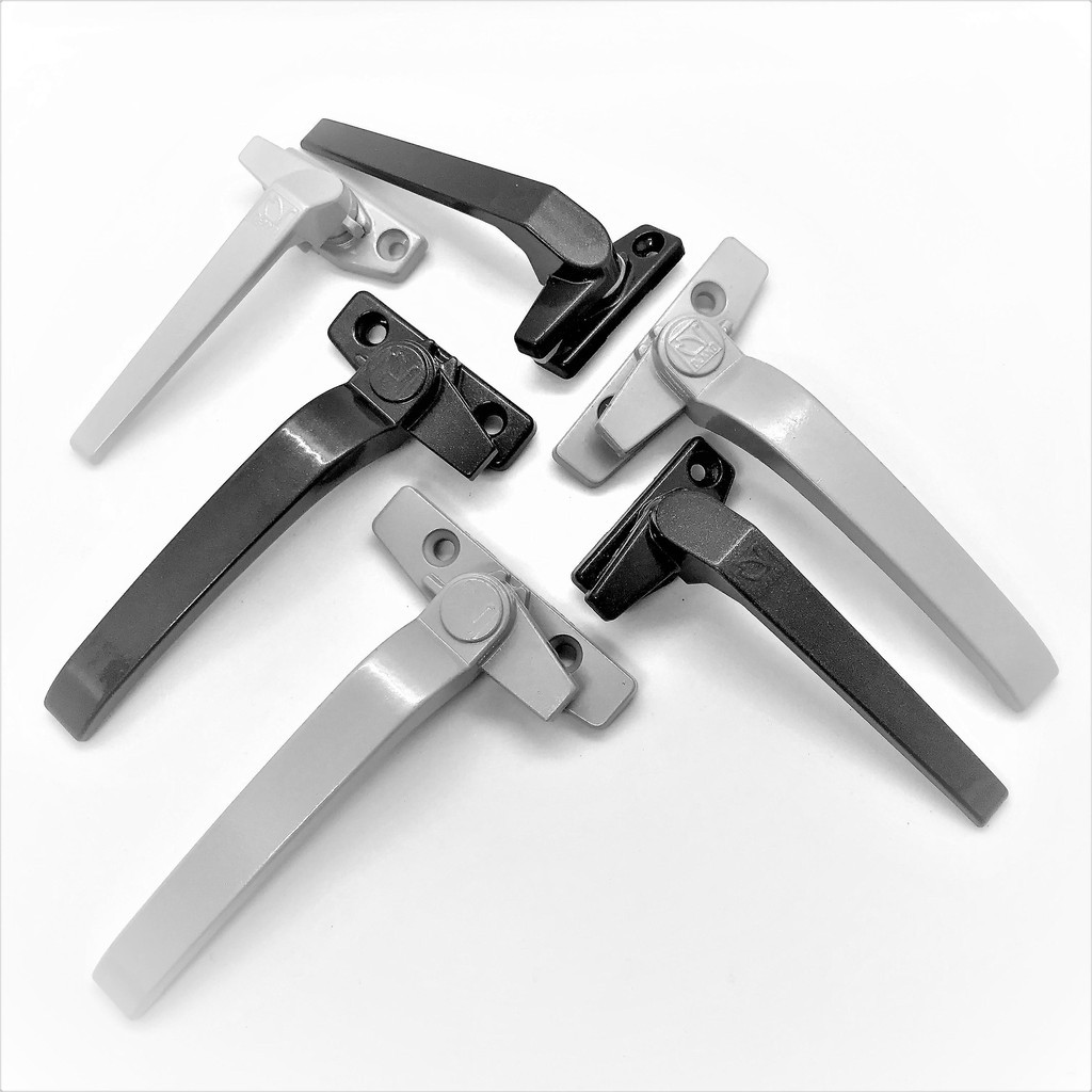 DEKKO 061 Casement Window Handle Lock Window Frame Pemegang Kunci Tingkap Silver, White, MB DIY Home Improvement