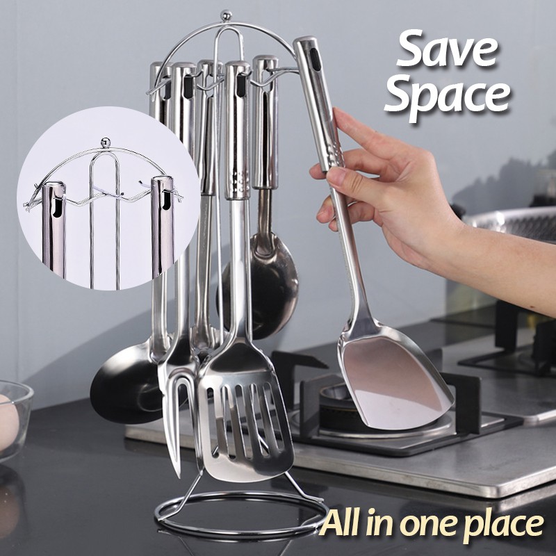 Set Senduk Masak Kitchen Tools Cookware Set Spatula Spoon Kitchen Peralatan Dapur Kitchen Utensils Set Cooking Tools