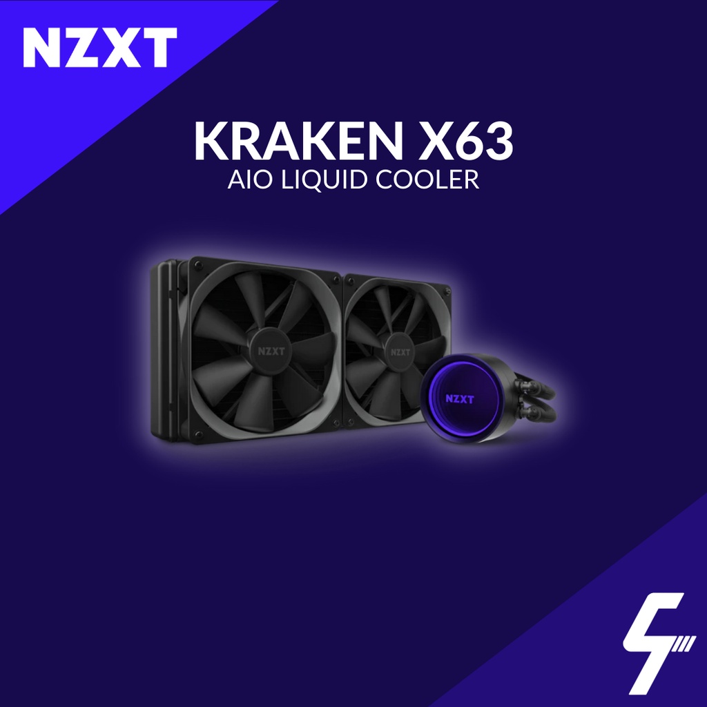 NZXT KRAKEN X63 280mm AIO LIQUID COOLER Shopee Malaysia