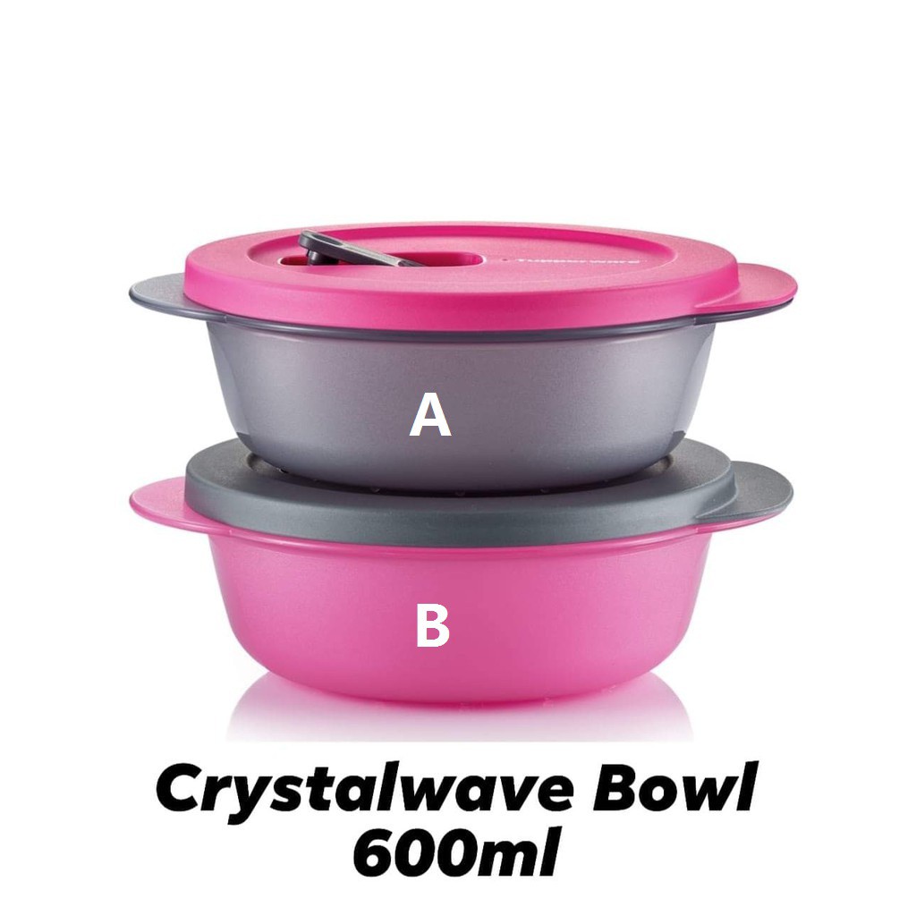 Tupperware Crystalwave Bowl 800ml OR 600ml