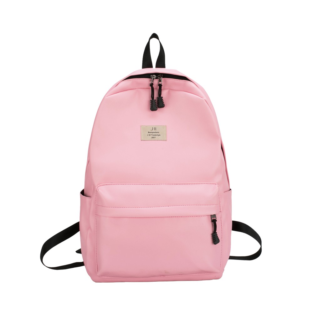 plain pink backpack