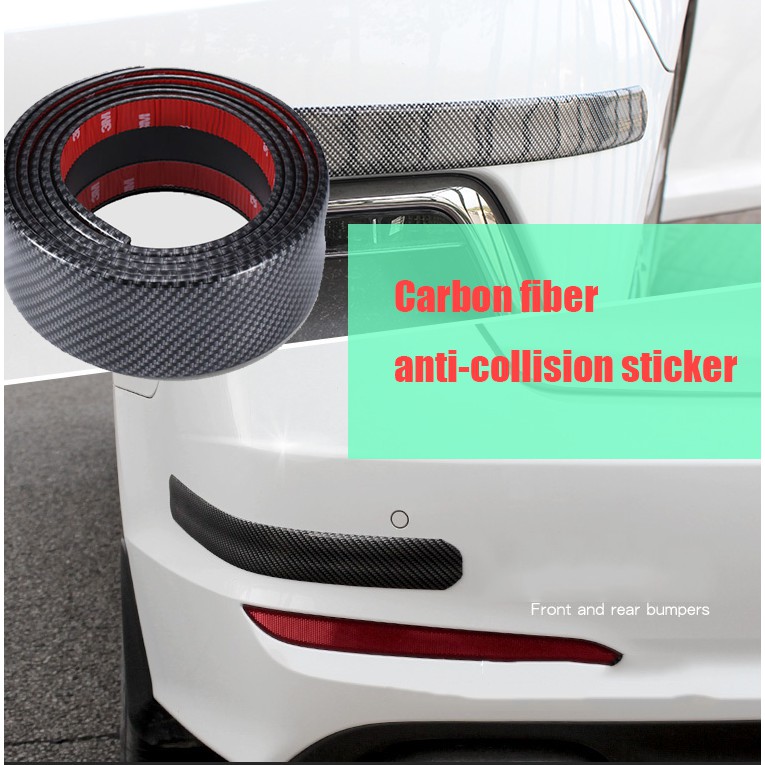Carbon Fiber Bumper Car Door Side Bumper Sticker Shopee Malaysia