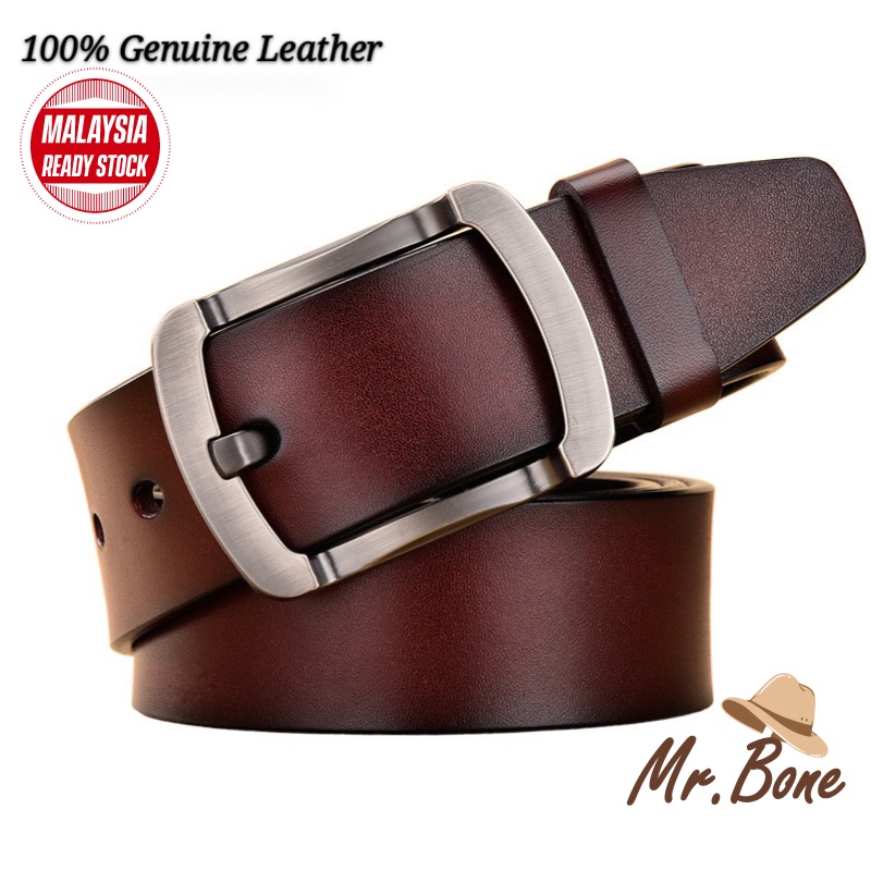 125 TO 170cm Tali pinggang Kulit Lembu Betul 100% Genuine Leather Men's Belt Tali Pinggang lelaki Kulit Lembu Belt Men