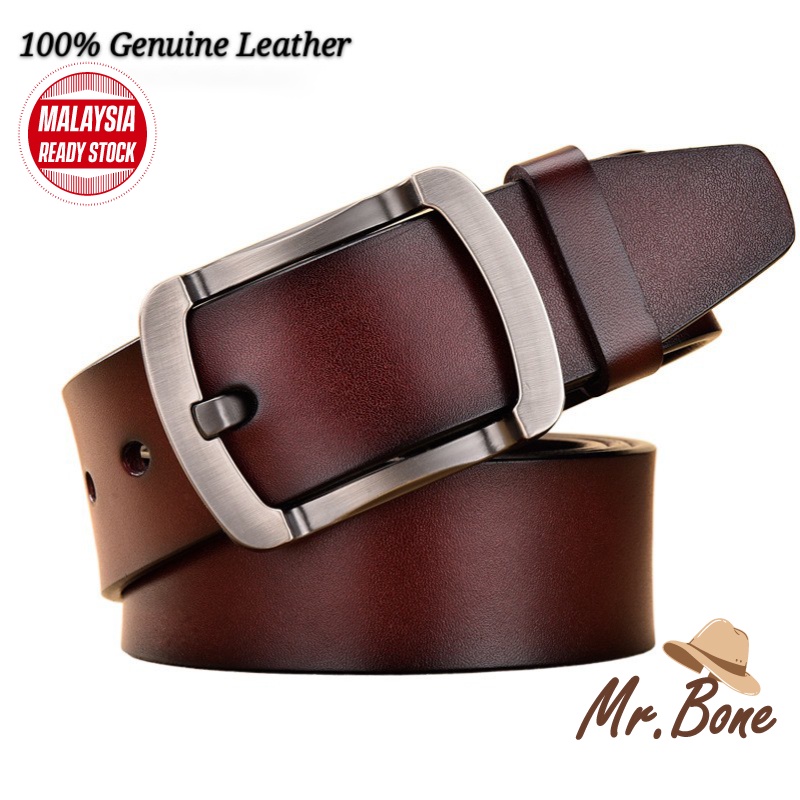125 TO 170cm Tali pinggang Kulit Lembu Betul Genuine Leather Men's Belt Tali Pinggang lelaki Kulit Lembu Belt Men