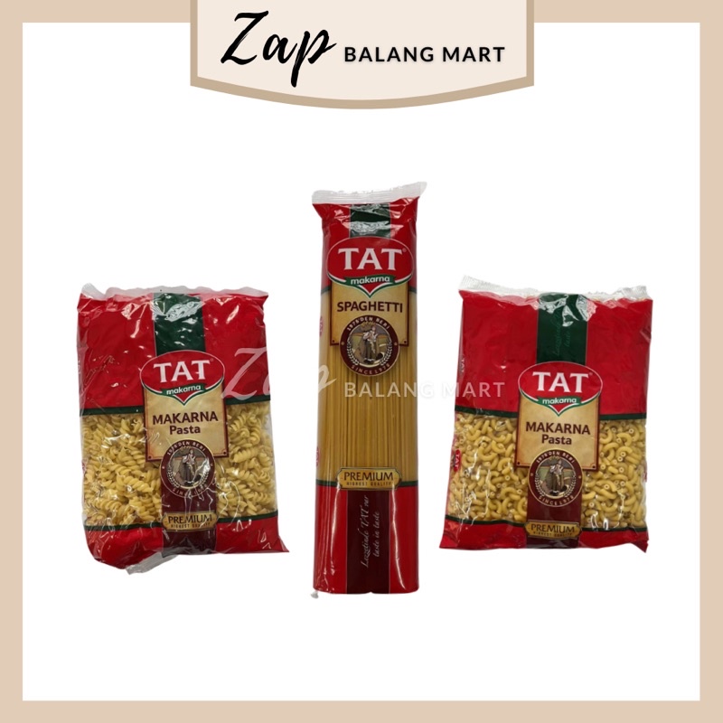 HALAL TAT Makarna Pasta Spaghetti Premium Highest Quality 400g Made In