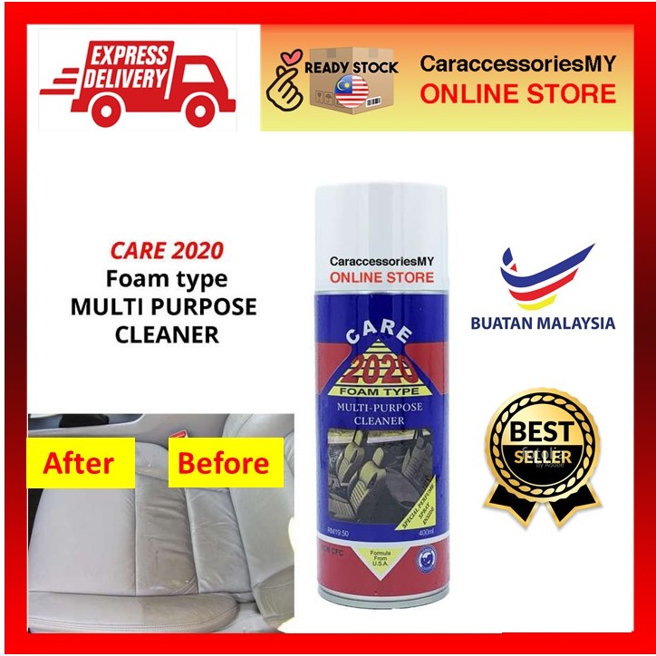 Care 2020 car Foam type multi purpose cleaner Easy interior cleaning vehicle wash