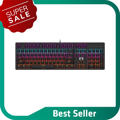 Best Seller DaiDai STK131 USB Wired Mechanical Keyboard Mixed Light