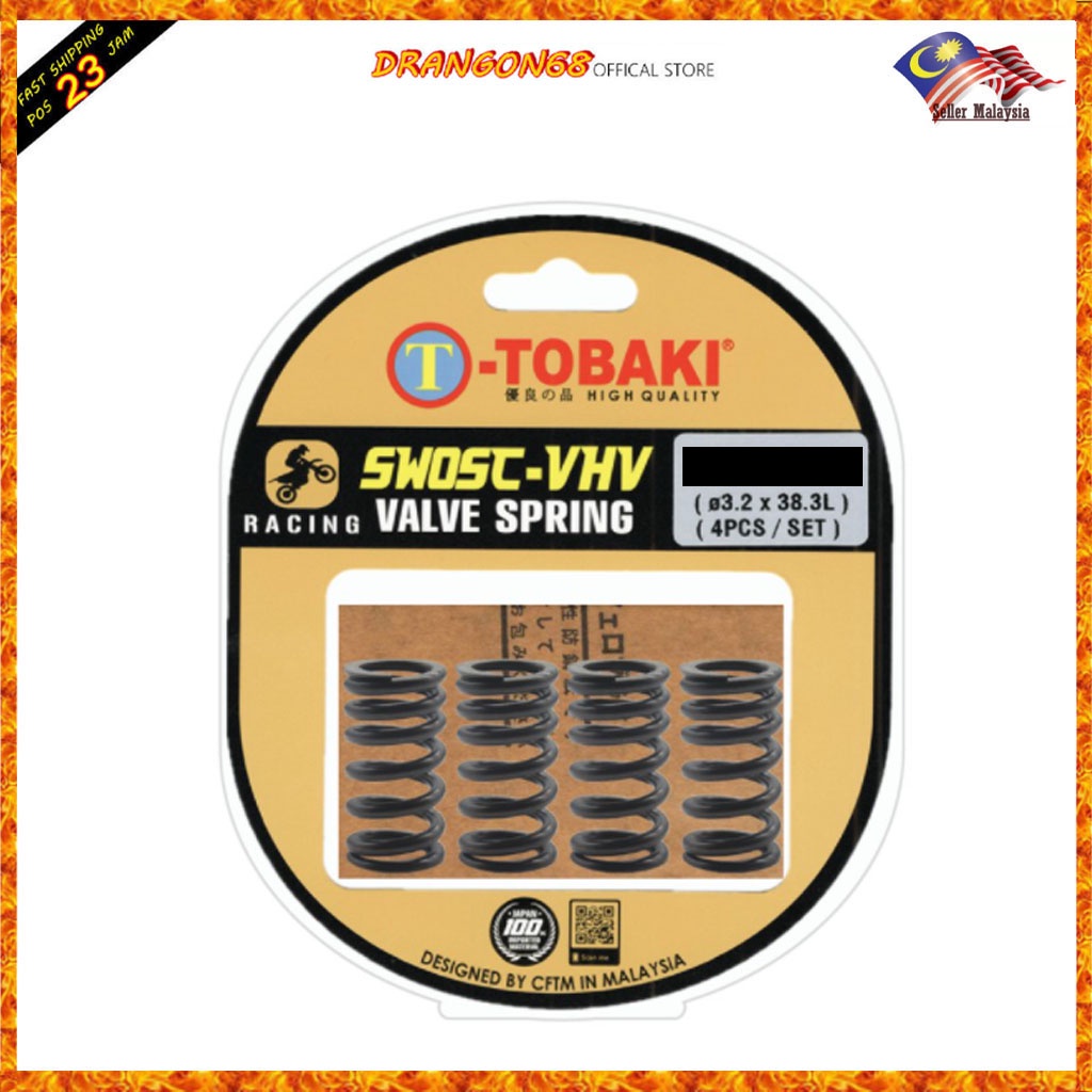 Tobaki Valve Spring Racing LC135/Y15ZR/VF3i/SRL110/NOUVO LC/RS150/EX5