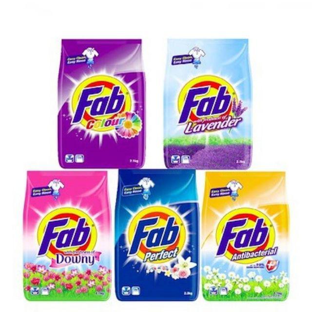 Fab Detergent  Powder 2 1kg 2 3kg Shopee Malaysia