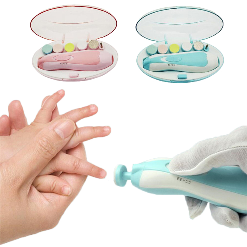 6 In 1 Electric Baby Adult Trim Manicure Set Nail Trimmer Clipper Anakku  Barang Newborn Kit Cutter | Shopee Malaysia