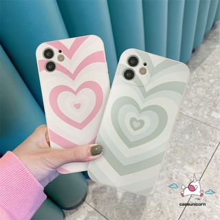 Heart Circle Phone Case Realme C11 C12 C15 C21Y C11 2021 C20 C20A C25Y C21 C17 8 5 5i 6i 7i 8pro 6 6s 5s Narzo 30A 20 20pro ins Pink Green Love Heart Soft TPU Couple Lovers Back Cover