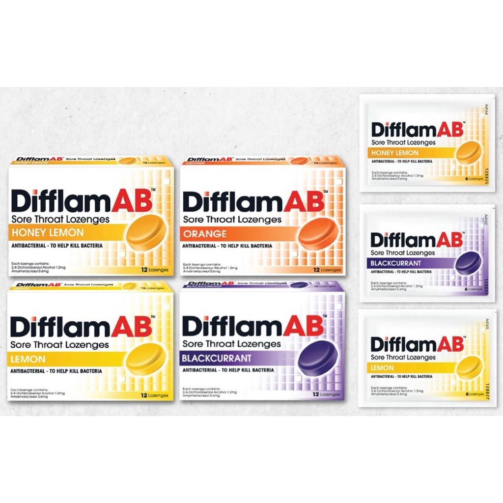 Difflam AB / HEXTRA Sore Throat Lozenges Shopee Malaysia