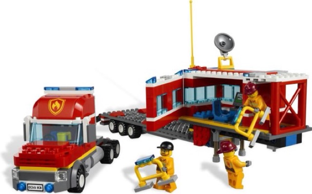 lego city fire transporter 4430