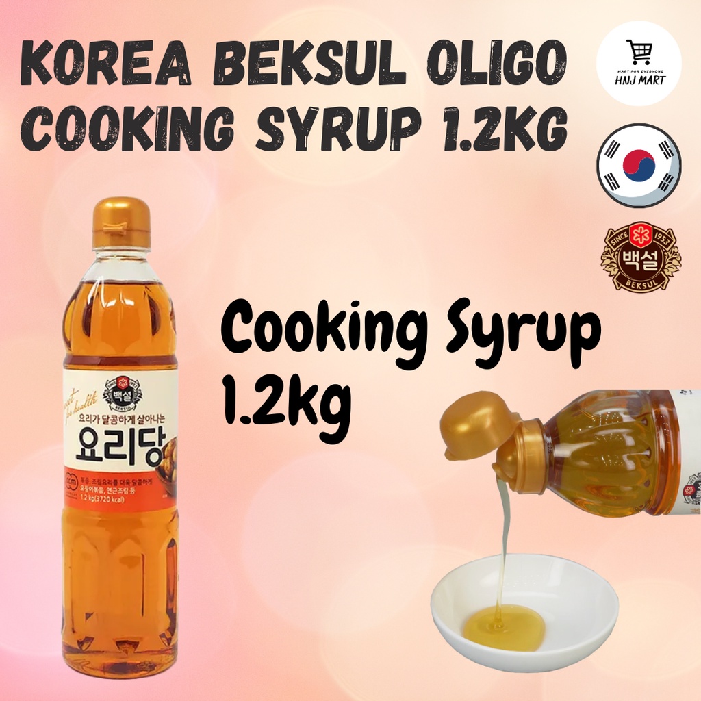 Korea Beksul Oligodang Cooking Syrup 1.2kg Corn Oligo Syrup / Sweet Syrup