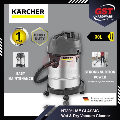 Karcher NT30 Heavy Duty Vacuum Cleaner Wet And Dry Vacuum Cleaner Heavy Duty Industrial Vacuum