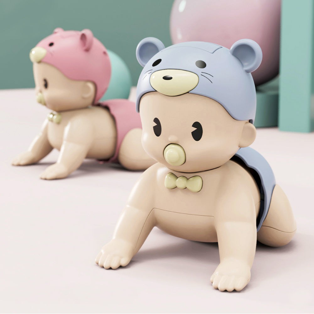 婴儿玩具0 1岁半幼儿有声会动9个月3爬行娃娃男孩6女宝宝益智早教