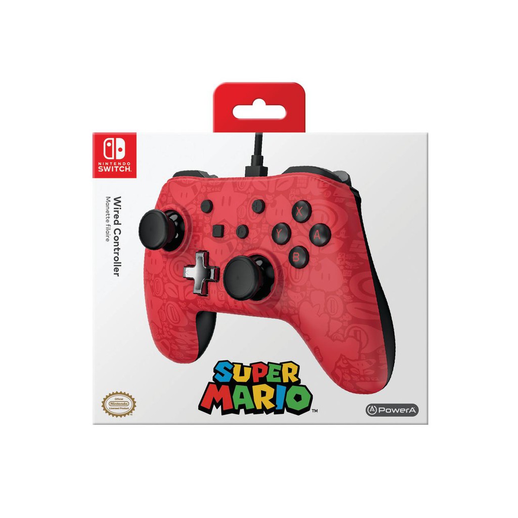 red mario switch controller