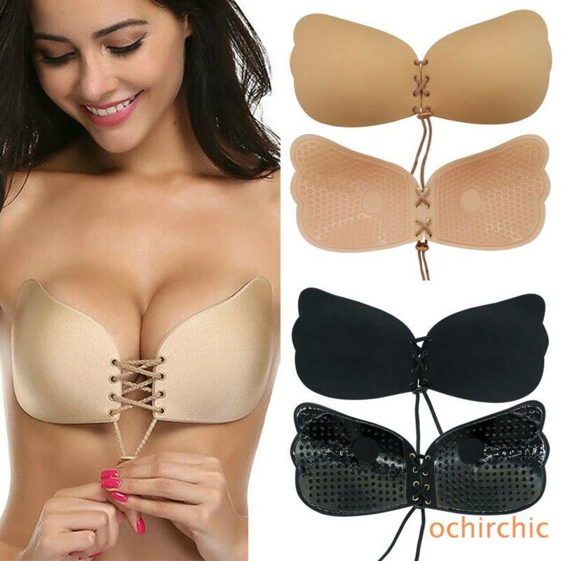 strapless bra with sticky sides