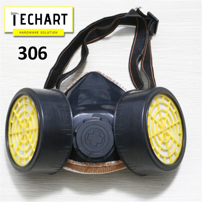 306 INDUSTRIAL DUST MASK FACE MASK GAS MASK RESPIRATOR MASK SET WITH ...