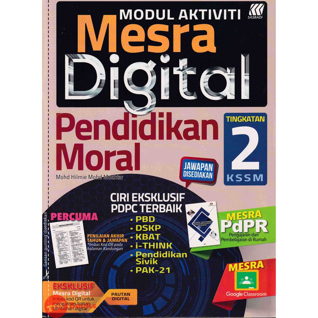Topbooks Sasbadi Modul Aktiviti Mesra Digital Pendidikan Moral Tingkatan 2 Kssm 2021 Shopee Malaysia