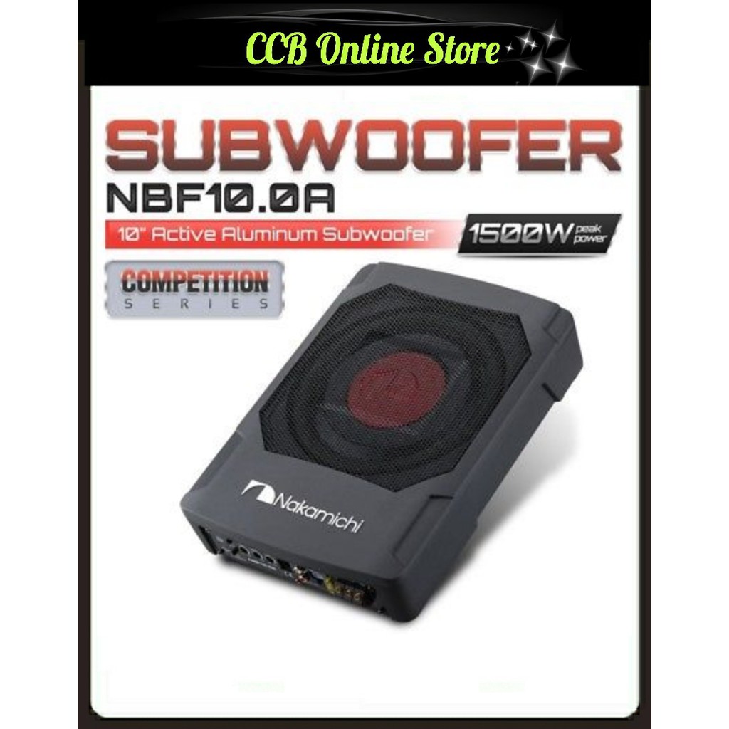 nakamichi 10 inch subwoofer