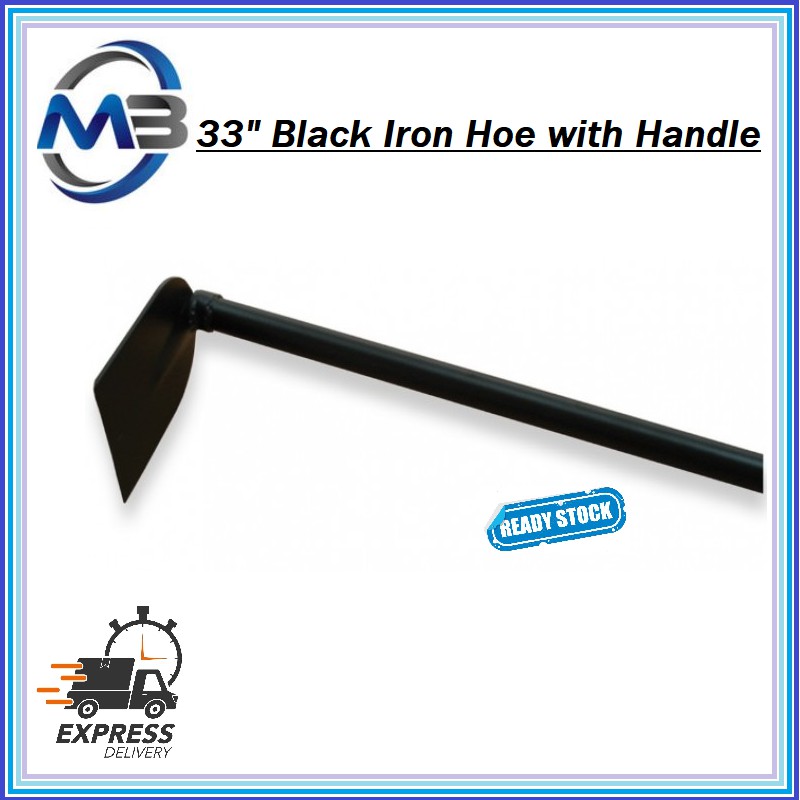 Cangkul Besi Hitam / Black Iron Hoe With Handle 33