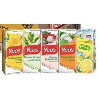 Yeo S Minuman Berperisa Laici 250ml 6