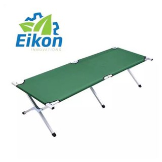 Compact Portable Foldable Green Outdoor Camping Canvas Camp Cot Bed ...