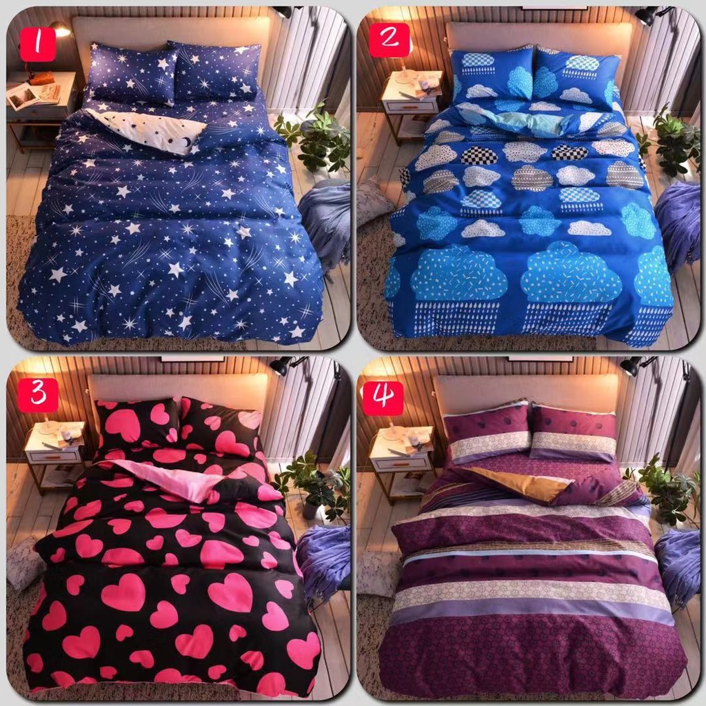 Cadar Tilam Getah Keliling Corak Menarik Bedsheet 4 In 1 King 4 In 1 Queen 2 In 1 Single Cadar Shopee Malaysia