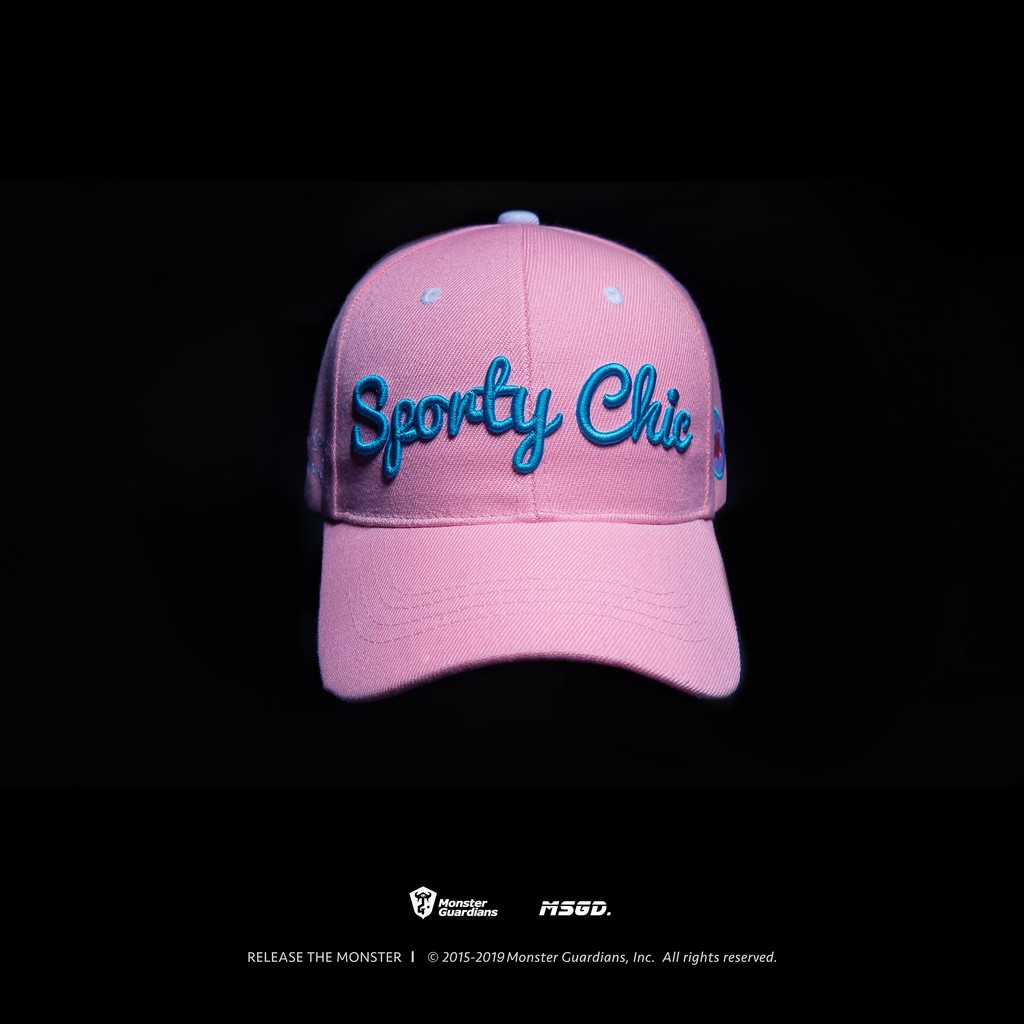 pink brand baseball cap