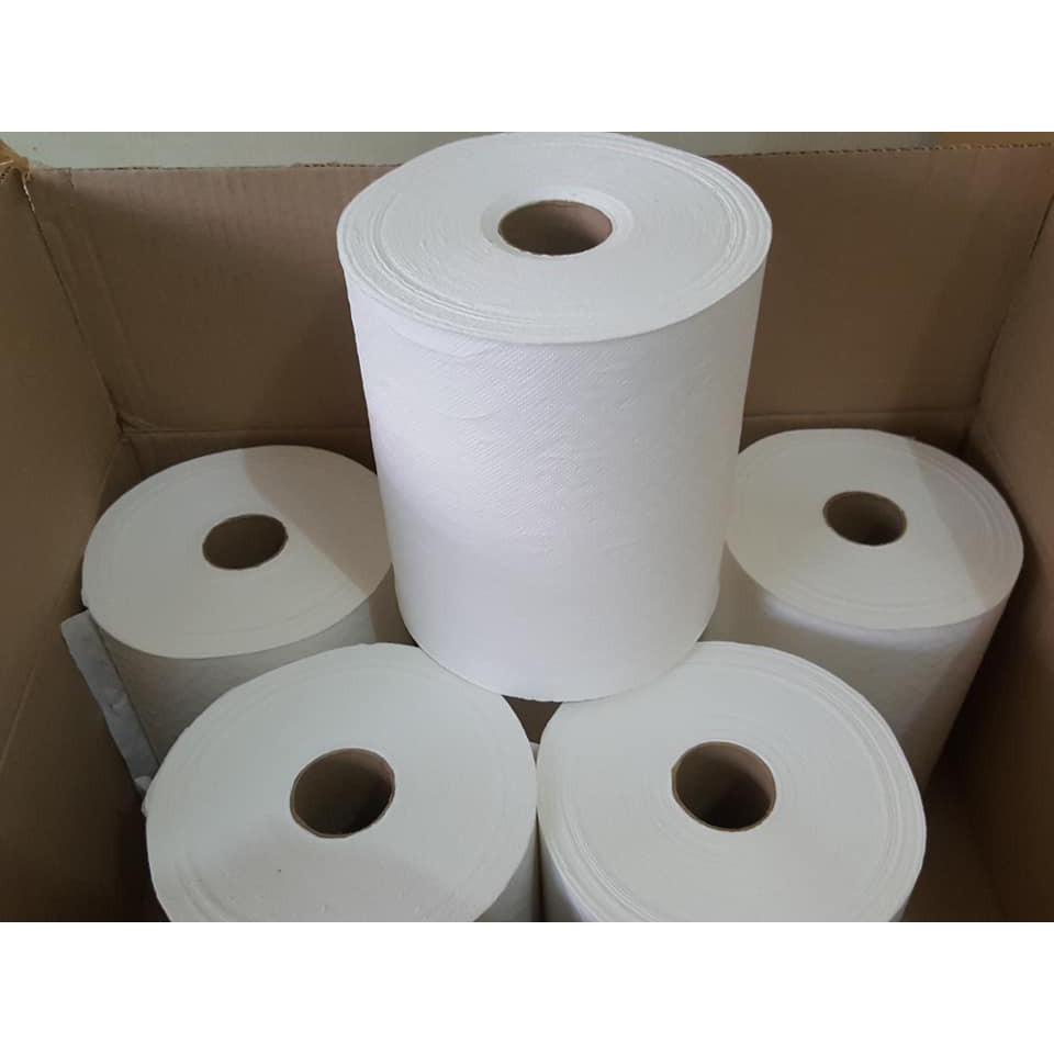 (12 Rolls) Hand Roll Towel Tissue (HRT) - Virgin Pulp 150M | Shopee ...