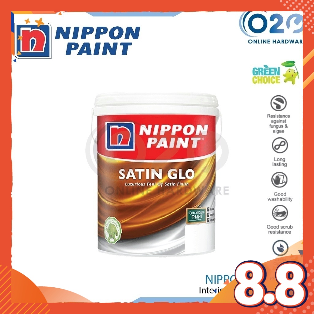 Nippon Paint Satin Glo Interior Wall Cat Dinding Chalkboard Dalam Rumah