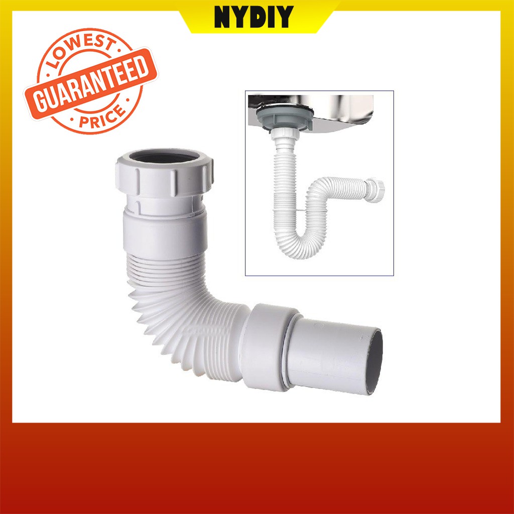 Flexible Waste PVC Pipe for Plumbing Faucet / Flexible pipe air ...