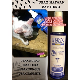 Ubax Haiwan Cat Hero (100ml) Ubat Kurap Ubat Luka Ubat Fungus Ubat