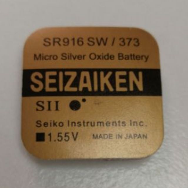 Seizaiken SR916SW 373 Watch Original Micro Silver Oxide Battery Japan |  Shopee Malaysia