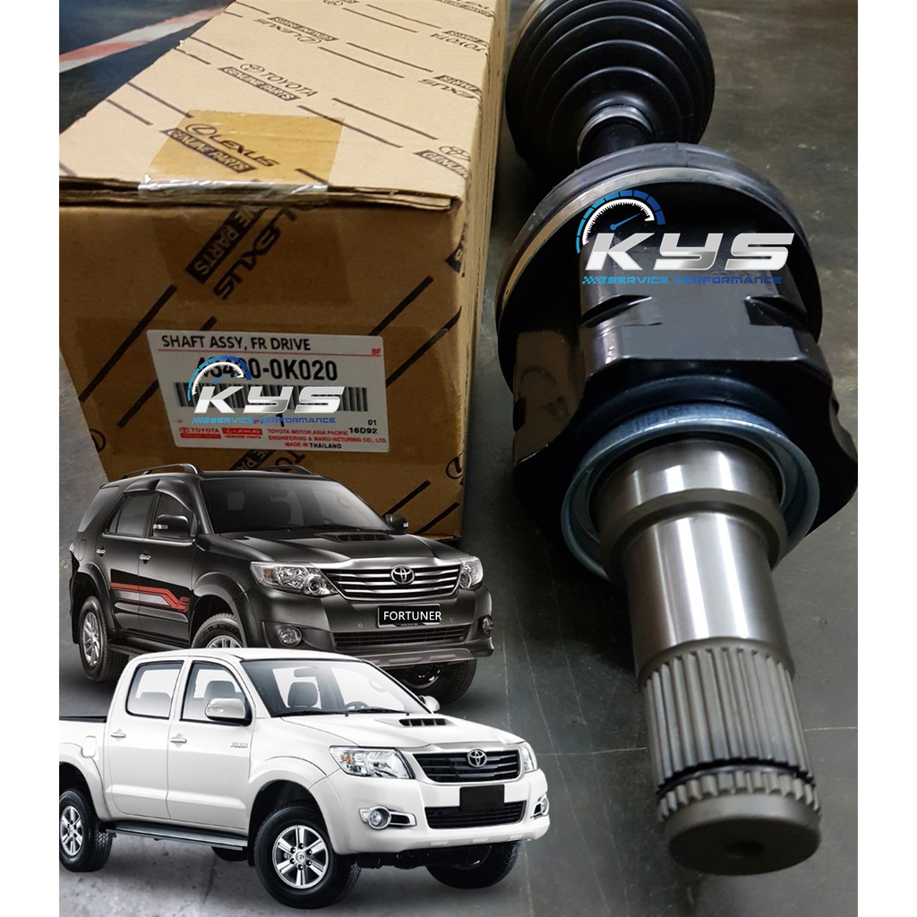 DRIVE SHAFT ASSY RH/LH TOYOTA HILUX VIGO 2.5/3.0 KUN25/26, FORTUNER KUN50,TGN51 (20082015