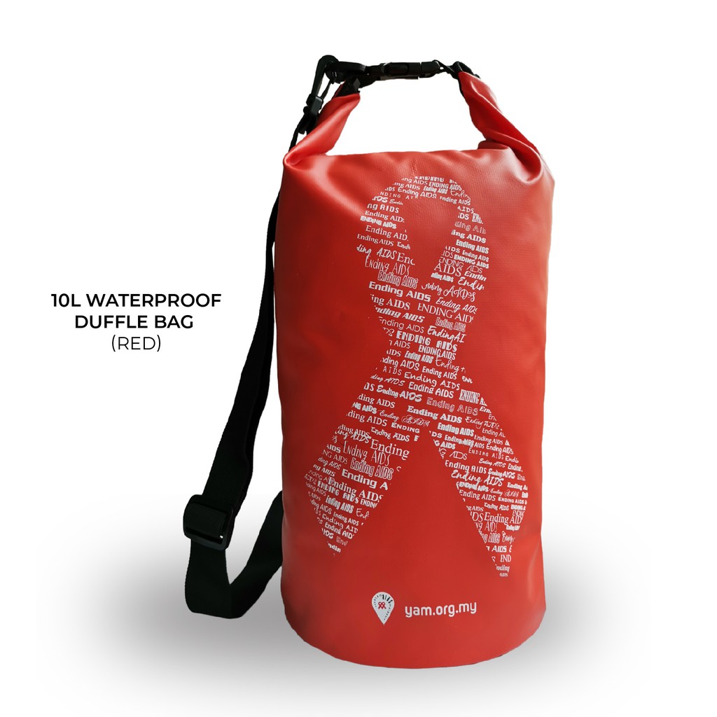 10L Waterproof Duffle Bag (RED) Shopee Malaysia