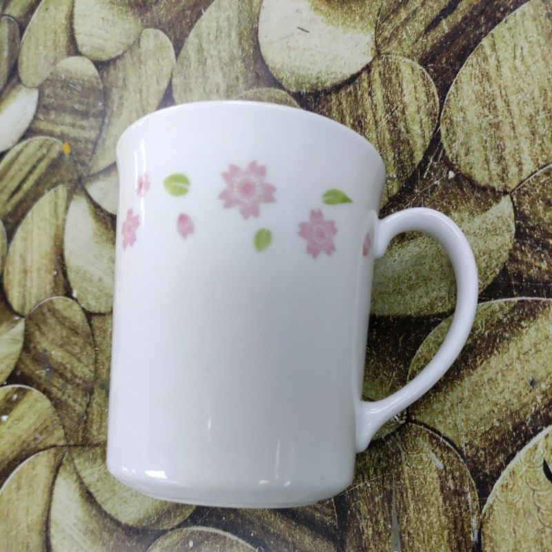 Original Corelle Porcelain Mug Sakura 290 ml (Made in Japan) Shopee
