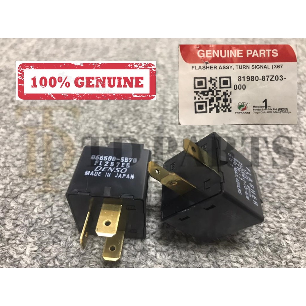 100 GENUINE PERODUA KANCIL KELISA KENARI SIGNAL RELAY/FLASHER RELAY