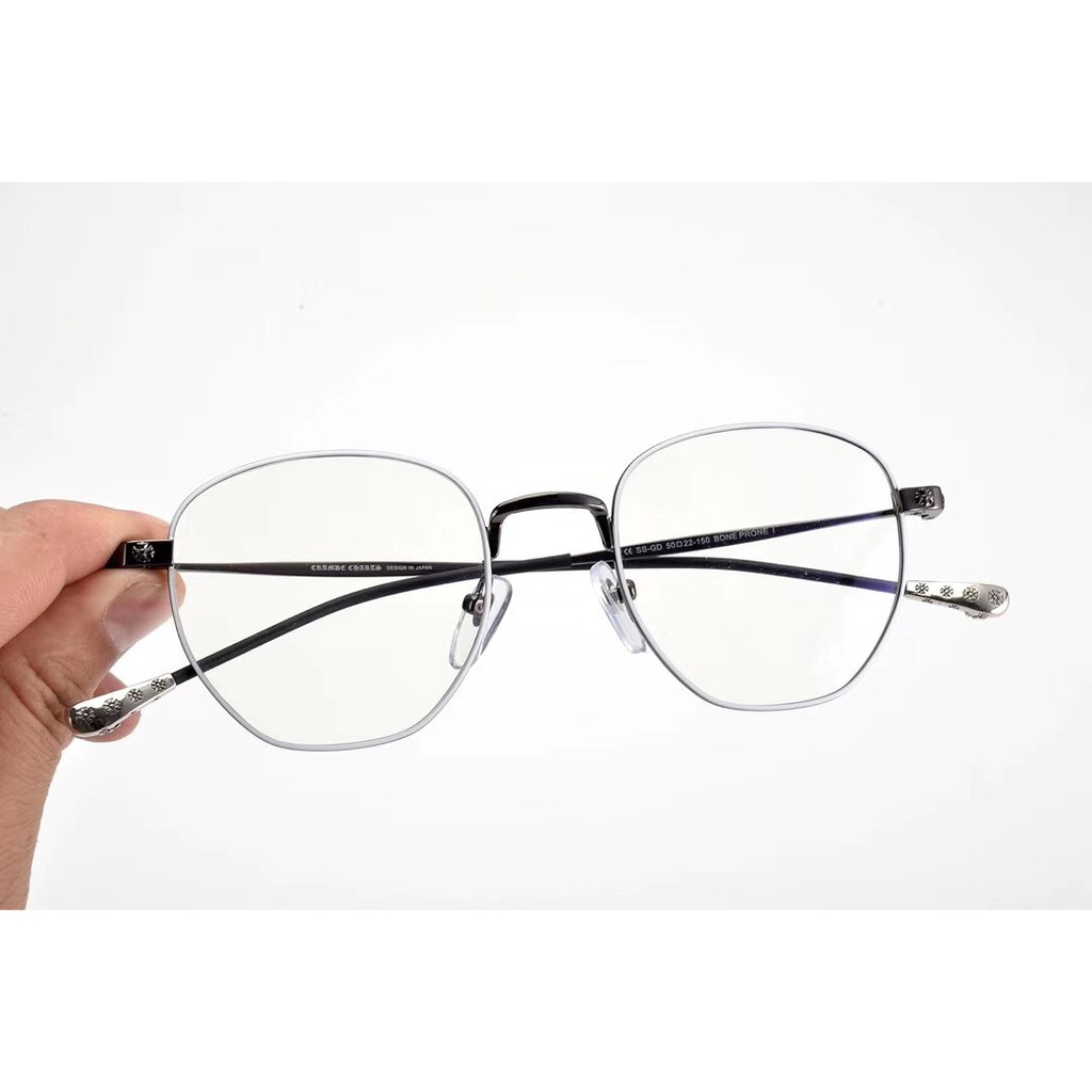 CHROME HEARTS new retro ‌ metal frame eyeglasses BONE PRONE-I 