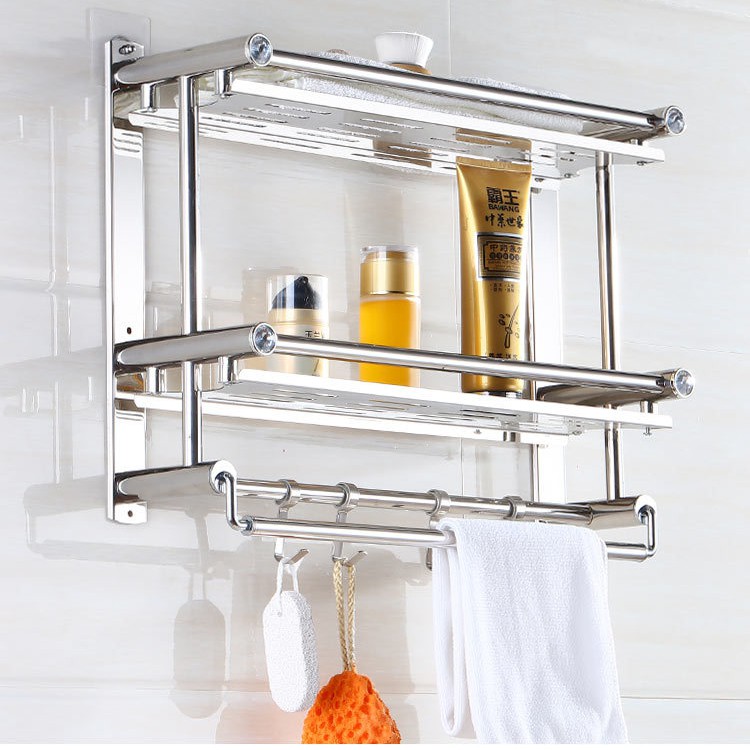 stainless steel bathroom shelves