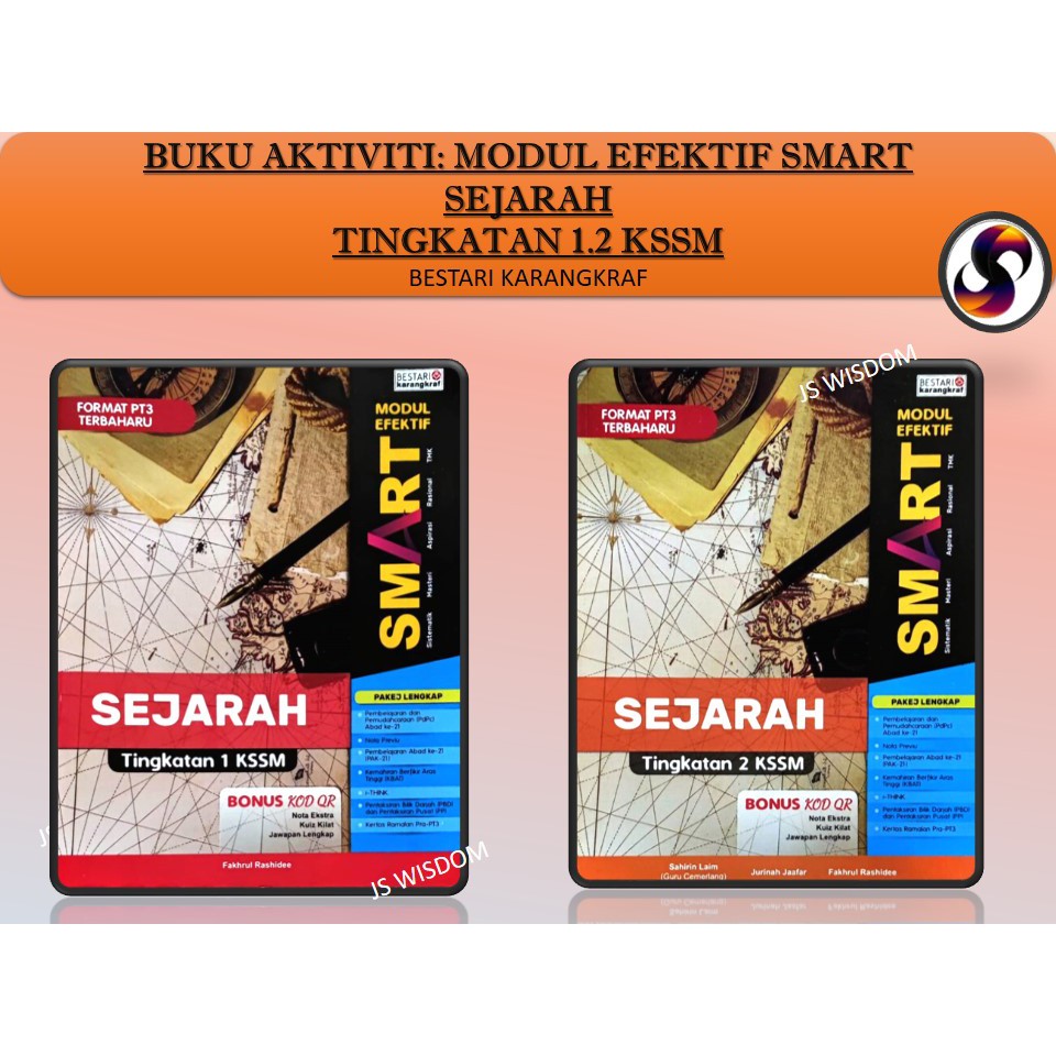 Buku Aktiviti Modul Efektif Smart Sejarah Tingkatan 1 2 Kssm Bestari Karangkraf Shopee Malaysia