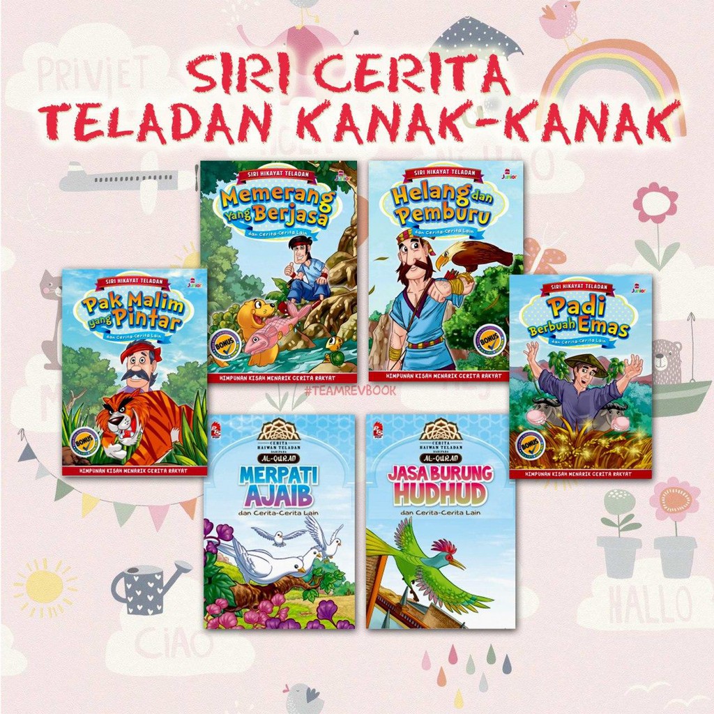 BUKU CERITA TELADAN KANAK-KANAK | Shopee Malaysia