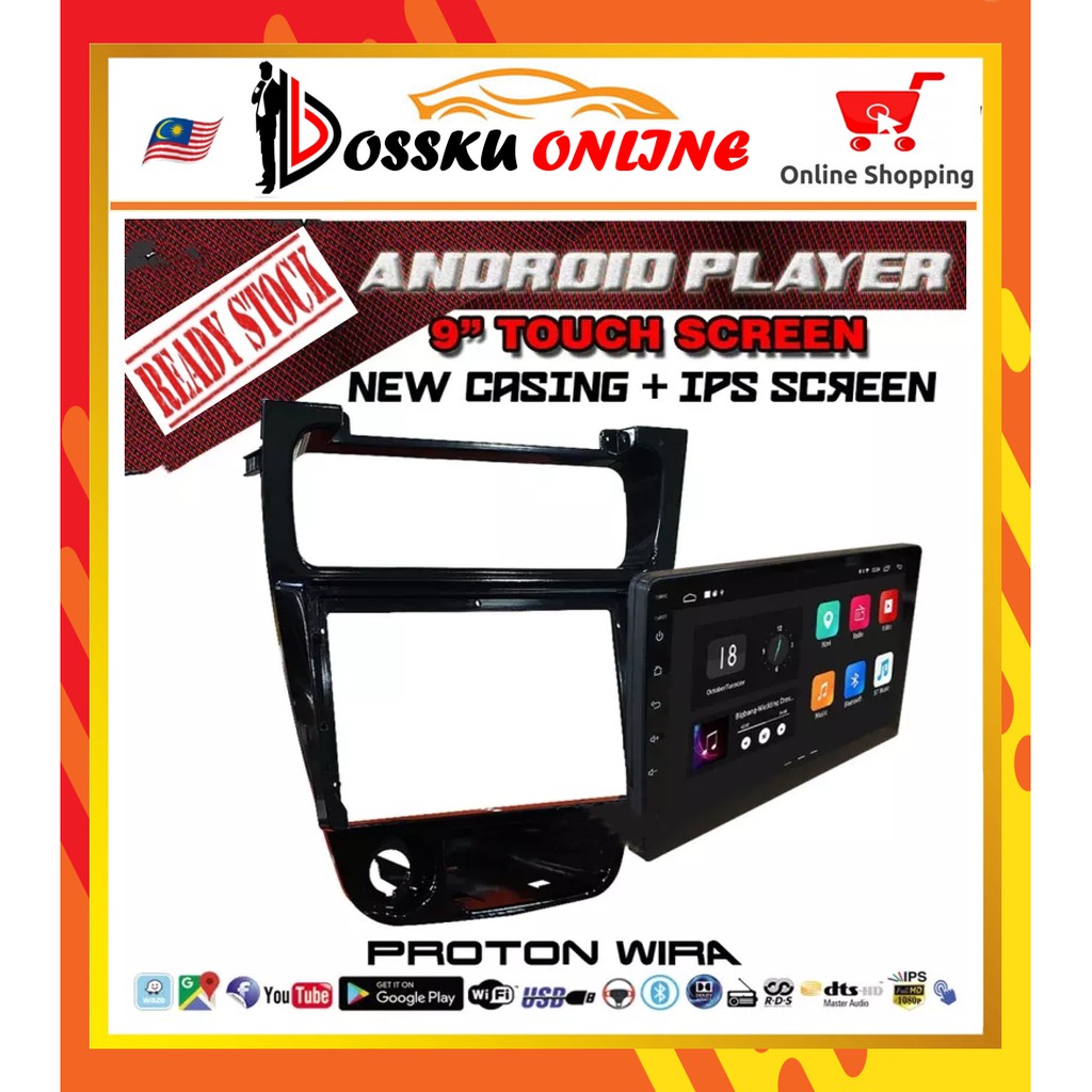 Proton Wira Satria Putra Arena Inch Android Player Casing Shopee Malaysia