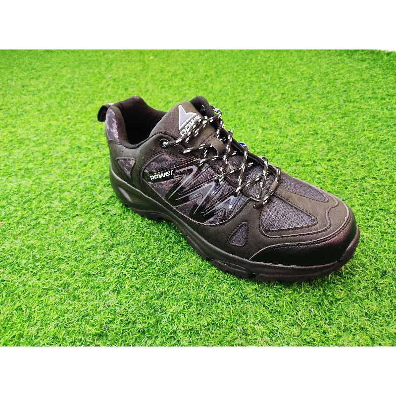 Bata Power Mens Black Hiking Shoes Shopee Malaysia