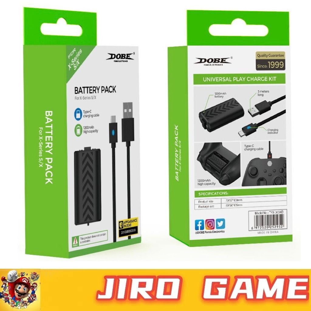 Dobe Xbox Series S / X Battery Pack TYX0634B (NEW) Shopee Malaysia
