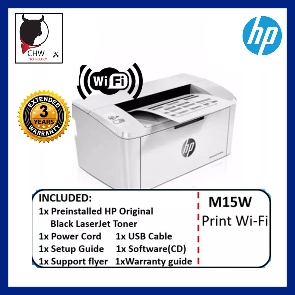 hp laserjet m15w setup
