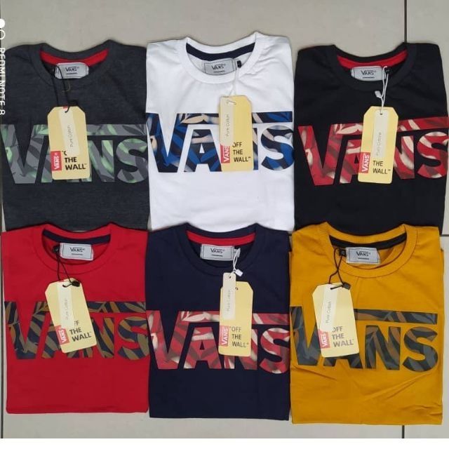 mustard vans t shirt