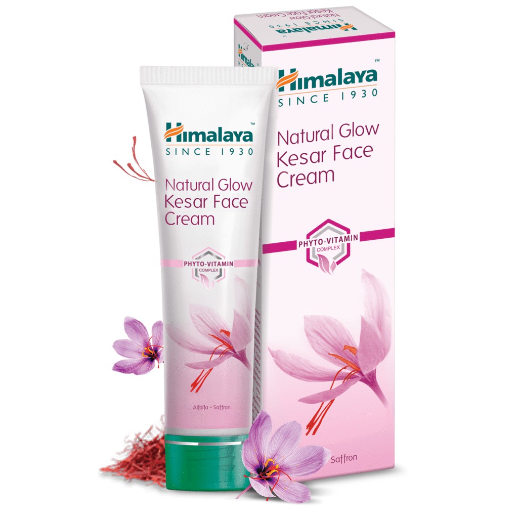 HIMALAYA Natural Glow Fairness (Kesar Face) Cream (10g, 25g, 50g